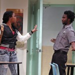 Keona Welch as Keema Reyes and W. Tre Davis as Maurice Parker in And Miles to Go