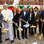 From L to R: Marty Markowitz (Brooklyn Borough President) Jeffrey Horowitz (Founding artistic Director, TFANA) Patricia E. Harris (First Deputy Mayor) Julie Taymor Theodore C. Rodgers (Board Chairman, TFANA) Harvey Lichtenstein (Former President of BAM) Mark Rylance (Actor)