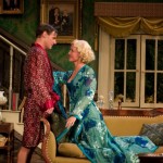 Jason Loughlin as "Beau" and Amy Rutberg as "Sylvia" in APAC's production of Sandy Rustin's "The Cottage" directed by Adam Dannheisser. Photo by Michael R. Dekker