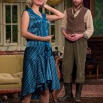 Amy Rutberg as "Sylvia" and Daniel Bielinski as "Richard" in APAC's production of Sandy Rustin's "The Cottage" directed by Adam Dannheisser. Photo by Michael R. Dekker