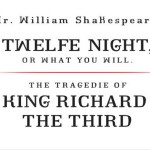 twelfth night richard iii